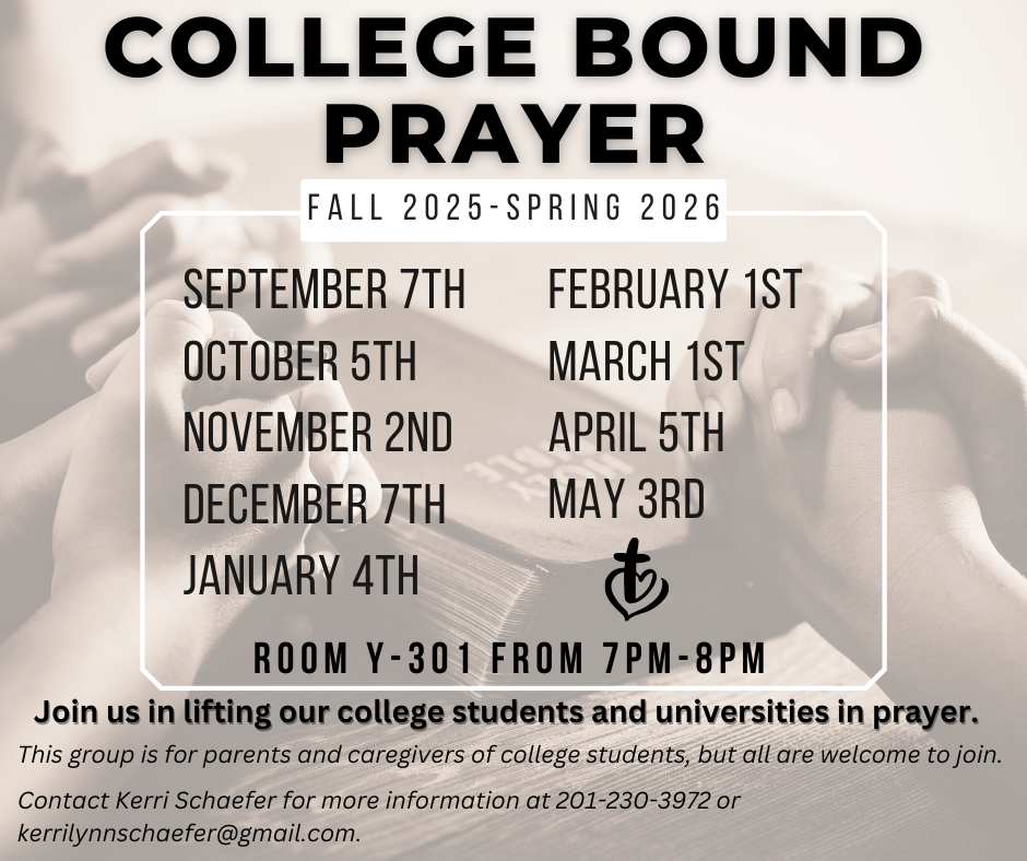 College Bound Prayer 2025